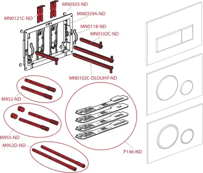TASTER ALCA PLAST M770 BELI S.