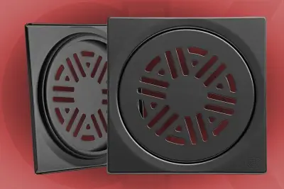 PODNA REŠETKA 15X15 1.2M2 CRNA