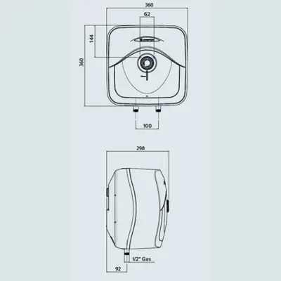 BOJLER ARISTON ANDRIS 10U/3 NM