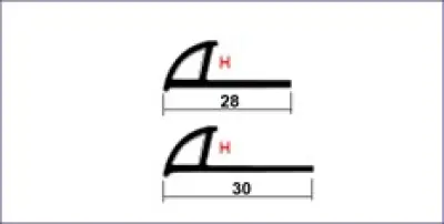 LAJ PVC 10mm 214 ČOKOLADA BRAO