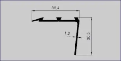 LAJ STEPENIŠNA SA GUMOM 2,7m