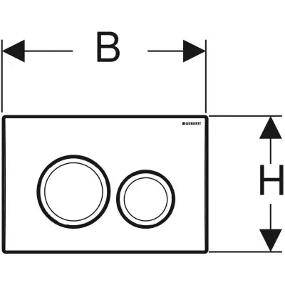 TASTER DELTA 20 HROM SJAJ KRUG