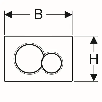 TASTER SIGMA 01 HROM SJAJ KRUG