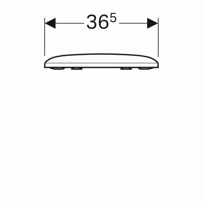 WC DASKA ICON SQUARE SOFT CLOS