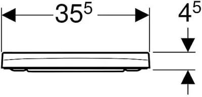 WC DASKA SMYLE SQUARE SLIM SC