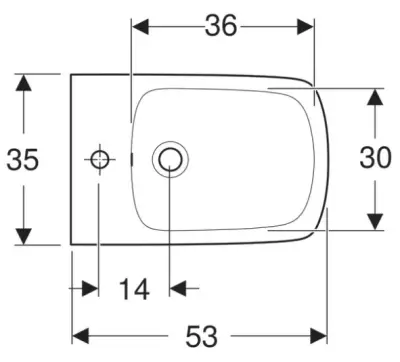 BIDE KONZOLNI SELNOVA SQUARE