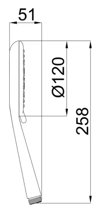 TUŠ RUČICA SHOWER 3 FUNK.12057