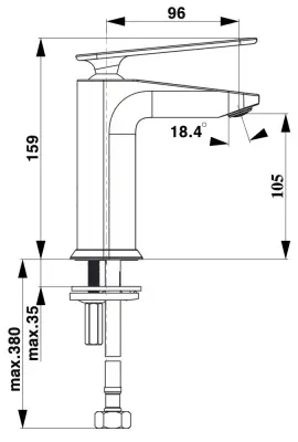 ZEN BAT.LAVABO 00077