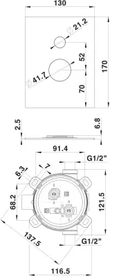 UGR.MEŠAČ+ROZ+RUČ. SQ 00362