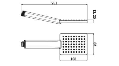 TUŠ RUČICA SQ BLACK 12040B