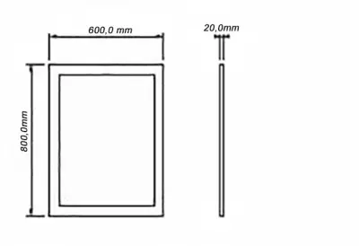 OGLEDALO STELLA 60 GD