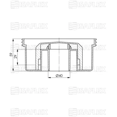 SLIVNIK ISAFLEX 40 VERTI.7168