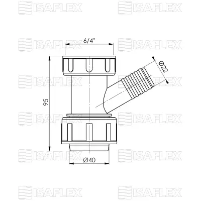 ISAFLEX PODSKLOP+PRIK.6/4 2184
