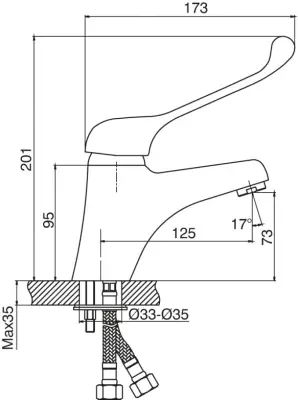 STANDARD BAT.LAVABO 6885/H40