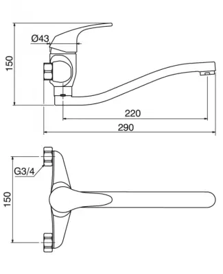 EVA BAT.SUDOPERA ZIDNA 7115-L