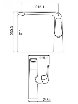 STELA BAT.SUDOPERA VISOKA 2119
