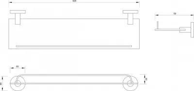 M C-12-04 STAKLENI ETAŽER