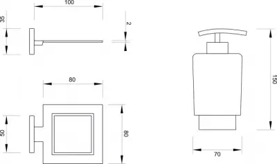 M 20738A DOZER ZA TEČNI SAPUN