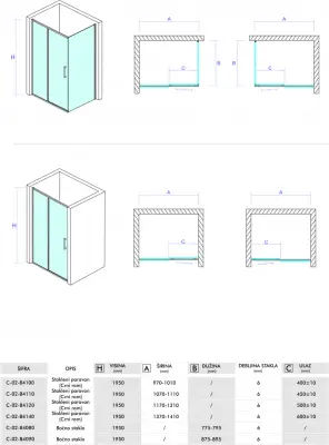 PARAVAN C-02-B4110 110X195 6mm