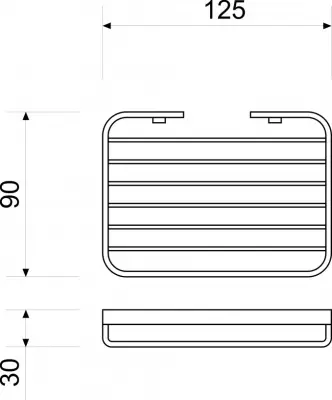 M WT-503 DRŽAČ SAPUNA ŽIČANI