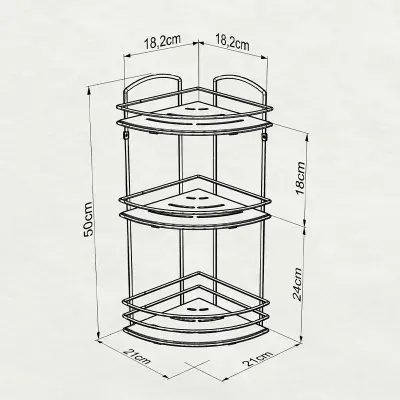 POLICA ŽIČANA UGAONA BK075