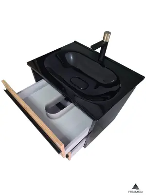 ORMARIĆ EURIDIKA 75 OLIV/BLACK