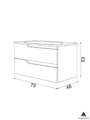 ORMARIĆ EURIDIKA 75 H