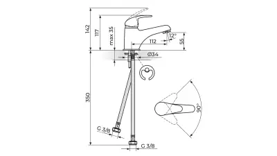 PERLA BAT.LAVABO JP301001