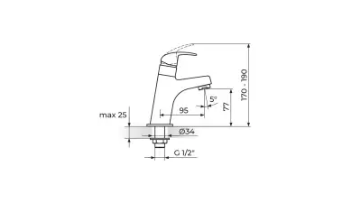 PERLA BAT.HLADNA VODA JP541001