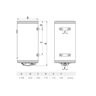 BOJLER TERMORAD BT-120IB-30LEV