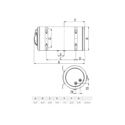 BOJLER TERMORAD BT-50LZIB-21HL