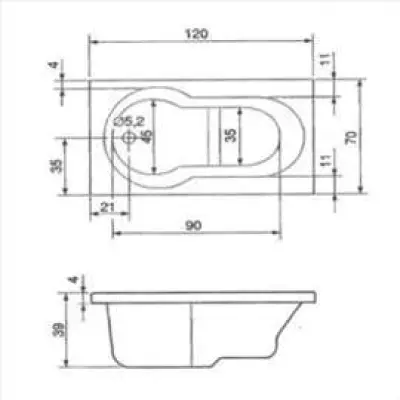 KADA LIBRA POLUSEDE.120X70 LUX