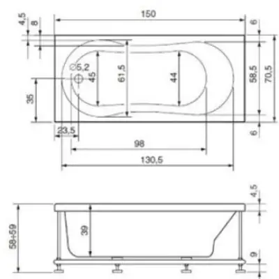 KADA MARTA 150X70 LUX