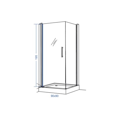 PAR.IDEAL 9003 90X90X195 6mm