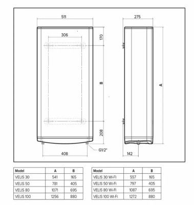 BOJLER ARISTON VLS PRO 50L