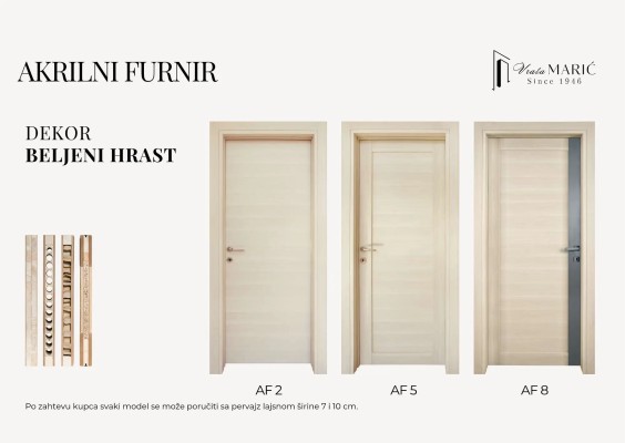 VRATA BM AF5 BELJENI HRAST EXK