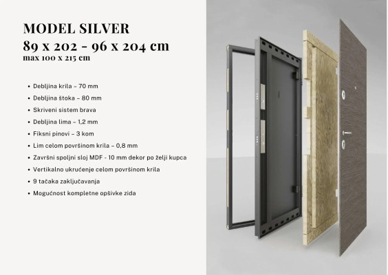 VRATA SIGUR.BM SILVER