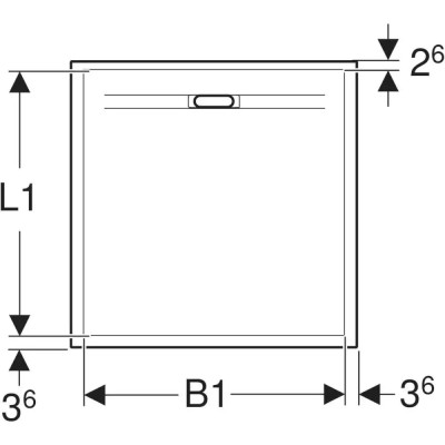 TUŠ KADA SESTRA 80x80 SIVA