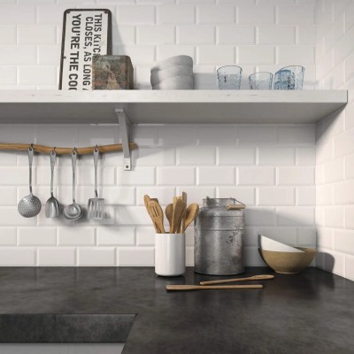 BISELADO BLANCO BRILLO 7,5X15