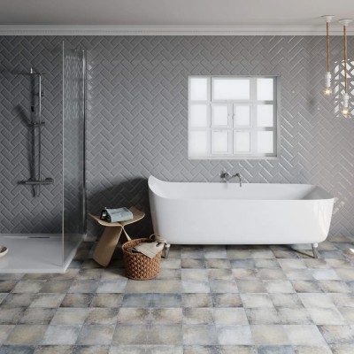 BISELADO GRIS BRILLO 7,5X15