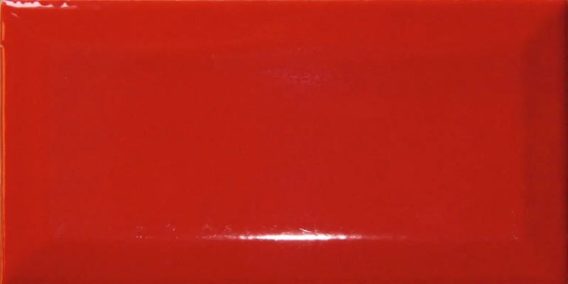 BISELADO ROJO BRILLO 7,5X15