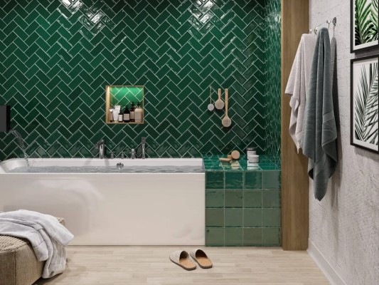 GLAMOUR VERDE 7,5X15 0,45M2