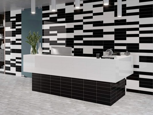 CHICAGO BLACK GLOSS 7,5X30 0,5