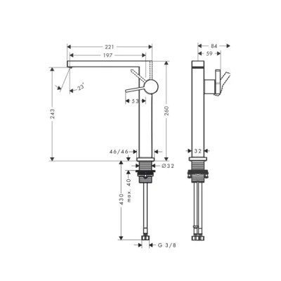 TECTURIS BAT.LAVABO 73073140