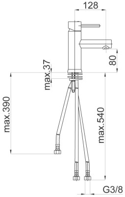 FRESH BAT.LAVABO 3 CEVI 01036