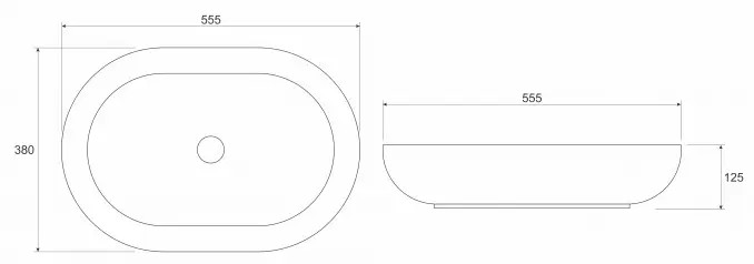 LAVABO C-15-101BB MET.580X360