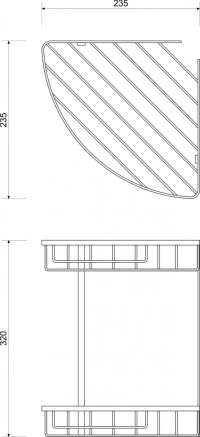 M MA815 ALU.DRŽ.ŽIČ.DU.U.22X22