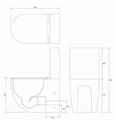 MONOBLOK OPTIMO RIMLESS
