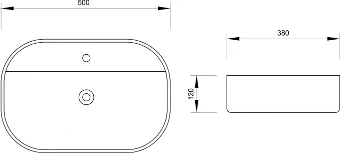 LAVABO NAD.500X380X120 7032