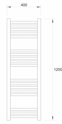 SUŠAČ WARME WERRA 40X120 BELI